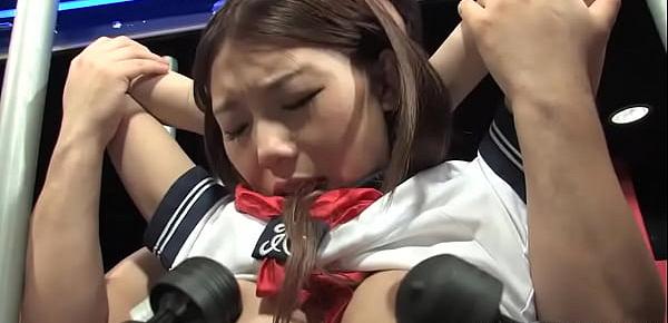 Kinky Japanese schoolgirl, Aoi Yuuki is squirting during an orgasm